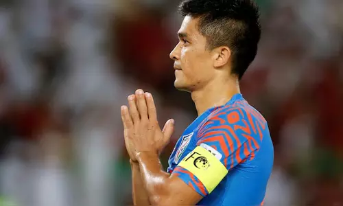 ഫിഫ ലോകകപ്പ് യോഗ്യത റൗണ്ടില് ഇന്ത്യയ്ക്ക് വീണ്ടും തോല്വി; ഛേത്രിക്ക് ഗോള് ഫിഫ ലോകകപ്പ് യോഗ്യത റൗണ്ടില് ഇന്ത്യയ്ക്ക് വീണ്ടും തോല്വി; ഛേത്രിക്ക് ഗോള്