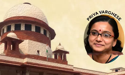 പ്രിയ വര്ഗീസിന്റെ നിയമനം; ഹൈക്കോടതി വിധിക്കെതിരായ ഹരജി അടിയന്തരമായി കേള്ക്കണമെന്ന ആവശ്യം സുപ്രിം കോടതി വീണ്ടും തള്ളി പ്രിയ വര്ഗീസിന്റെ നിയമനം; ഹൈക്കോടതി വിധിക്കെതിരായ ഹരജി അടിയന്തരമായി കേള്ക്കണമെന്ന ആവശ്യം സുപ്രിം കോടതി വീണ്ടും തള്ളി
