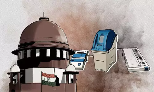 വിവി പാറ്റില് വ്യക്തത തേടി സുപ്രിം കോടതി; സാങ്കേതിക വിഷയങ്ങൾ കമ്മീഷന് വിശദീകരിക്കണം വിവി പാറ്റില് വ്യക്തത തേടി സുപ്രിം കോടതി; സാങ്കേതിക വിഷയങ്ങൾ കമ്മീഷന് വിശദീകരിക്കണം