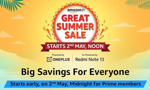 വന് വിലക്കുറവ്; ആമസോണ് ഗ്രേറ്റ് സമ്മര് സെയില് ഇന്ന് അര്ധരാത്രി മുതല് വന് വിലക്കുറവ്; ആമസോണ് ഗ്രേറ്റ് സമ്മര് സെയില് ഇന്ന് അര്ധരാത്രി മുതല്