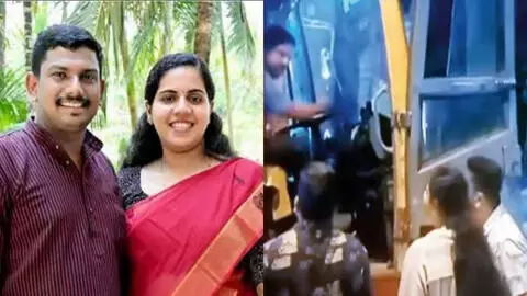കെഎസ്ആര്ടിസി ബസ് തടഞ്ഞ സംഭവം: മേയര് ആര്യക്കും സച്ചിന്ദേവിനുമെതിരെ കേസ് കെഎസ്ആര്ടിസി ബസ് തടഞ്ഞ സംഭവം: മേയര് ആര്യക്കും സച്ചിന്ദേവിനുമെതിരെ കേസ്