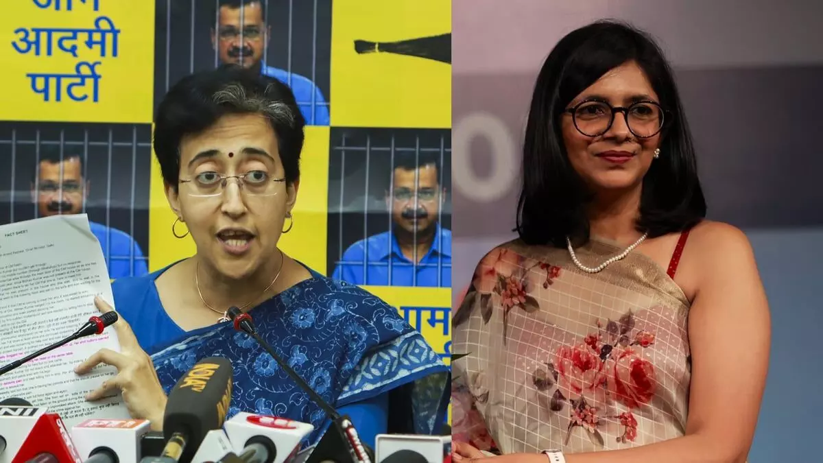 സ്വാതി മലിവാൾ ബിജെപി ഏജൻ്റെന്ന് എഎപി സ്വാതി മലിവാൾ ബിജെപി ഏജൻ്റെന്ന് എഎപി