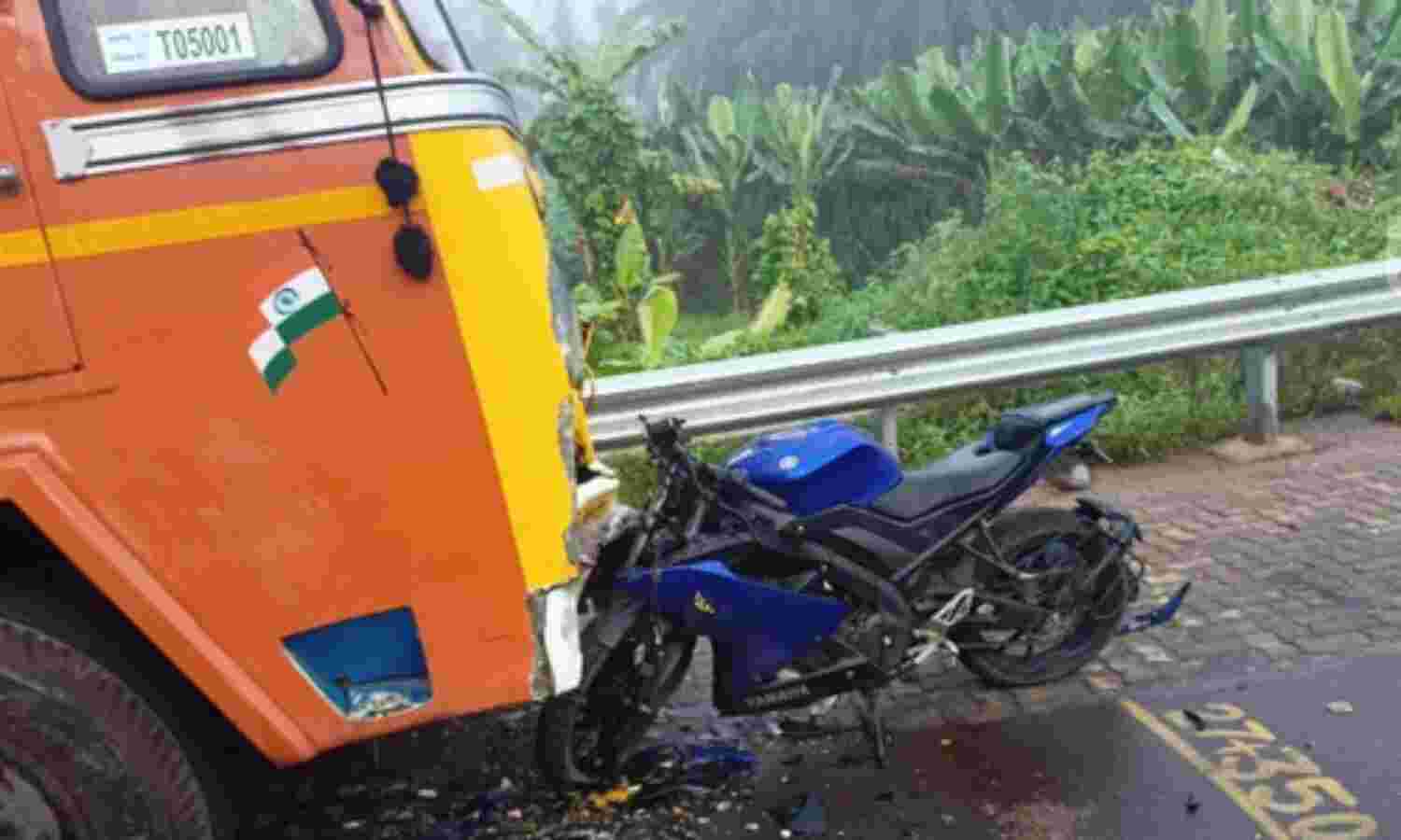 കോന്നിയിൽ ലോറിയും ബൈക്കും കൂട്ടിയടിച്ച് യുവാവിന് ദാരുണാന്ത്യം കോന്നിയിൽ ലോറിയും ബൈക്കും കൂട്ടിയടിച്ച് യുവാവിന് ദാരുണാന്ത്യം