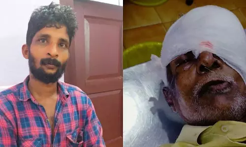 വീട്ടിലെ പൂച്ചയെ കണ്ടില്ല; മുത്തച്ഛനെ പേരമകന്‍ വെട്ടിപ്പരിക്കേല്‍പ്പിച്ചു