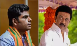 തമിഴ്നാട്ടിൽ ആദ്യ സൂചനകളിൽ ഡിഎംകെ;  പിന്നിലായി കെ അണ്ണാമലൈ