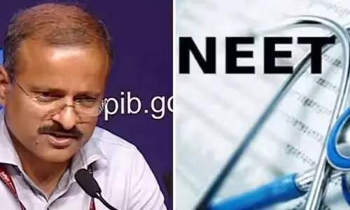 നീറ്റ് പരീക്ഷ വിവാദം പരിശോധിക്കാന് നാലംഗ സമിതി; ഗ്രേസ് മാർക്ക് നൽകിയതിൽ അപാകതയുണ്ടോയെന്ന് പരിശോധിക്കും നീറ്റ് പരീക്ഷ വിവാദം പരിശോധിക്കാന് നാലംഗ സമിതി; ഗ്രേസ് മാർക്ക് നൽകിയതിൽ അപാകതയുണ്ടോയെന്ന് പരിശോധിക്കും