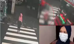 സീബ്ര ലൈനിലൂടെ റോഡ് മുറിച്ചുകടന്ന വിദ്യാർത്ഥിനിയെ ഇടിച്ച് തെറിപ്പിച്ച് ബസ്; അത്ഭുത രക്ഷപ്പെടൽ