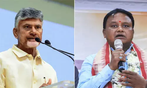 ആന്ധ്രയില് ചന്ദ്ര ബാബു നായിഡുവും ഒഡിഷയില് മോഹൻ ചരണ് മാജിയും മുഖ്യമന്ത്രിമാരായി ഇന്ന് സത്യപ്രതിജ്ഞ ചെയ്യും ആന്ധ്രയില് ചന്ദ്ര ബാബു നായിഡുവും ഒഡിഷയില് മോഹൻ ചരണ് മാജിയും മുഖ്യമന്ത്രിമാരായി ഇന്ന് സത്യപ്രതിജ്ഞ ചെയ്യും