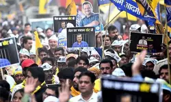 കേന്ദ്ര ഏജൻസികളെ ദുരുപയോഗം ചെയ്യുന്നു: ബിജെപി ആസ്ഥാനത്തേക്ക് പ്രതിഷേധ മാർച്ചുമായി എഎപി