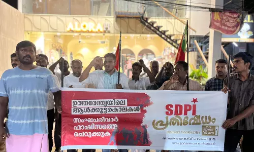 ഉത്തരേന്ത്യയിലെ ആള്‍ക്കൂട്ട കൊലകള്‍; എസ്ഡിപിഐ പ്രതിഷേധ പ്രകടനം നടത്തി