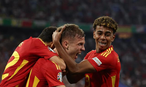 ഫ്രാന്സ് വീണു; യമാലും ഓല്മോയും സ്പെയിനിന് യൂറോ ഫൈനല് ടിക്കറ്റ് നല്കി ഫ്രാന്സ് വീണു; യമാലും ഓല്മോയും സ്പെയിനിന് യൂറോ ഫൈനല് ടിക്കറ്റ് നല്കി