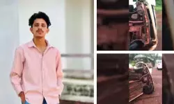 കാസർകോട് കാർ വൈദ്യുതി പോസ്റ്റിൽ ഇടിച്ച് യുവാവ് വൈദ്യുതാഘാതമേറ്റ് മരിച്ചു