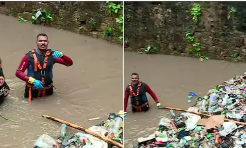 തിരുവനന്തപുരം നഗരമധ്യത്തെ ആമയിഴഞ്ചാന്‍ തോട് വൃത്തിയാക്കാന്‍ ഇറങ്ങിയയാളെ കാണാനില്ല