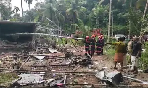 തിരുവനന്തപുരത്ത് പടക്കശാലയ്ക്ക് തീപിടിച്ചു; ഉടമയ്ക്ക് ഗുരുതര പരിക്ക്
