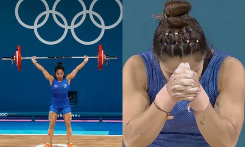 പാരിസ് ഒളിംപിക്‌സിന്റെ 12ാം ദിനം ഇന്ത്യയ്ക്ക് വീണ്ടും നിരാശ; മെഡല്‍ പ്രതീക്ഷയായിരുന്ന മീരാഭായ് ചാനു നാലാം സ്ഥാനത്ത്