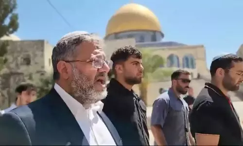മസ്ജിദുല്‍ അഖ്‌സയില്‍ ജൂത പ്രാര്‍ഥന നടത്തി; പ്രകോപനവുമായി ഇസ്രായേല്‍ മന്ത്രിമാരും സംഘവും, വ്യാപക പ്രതിഷേധം(വീഡിയോ)
