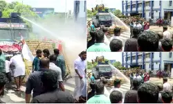 മുഖ്യമന്ത്രിക്കെതിരെ അന്വേഷണം; യൂത്ത് കോണ്‍ഗ്രസ് മാര്‍ച്ചില്‍ സംഘര്‍ഷം