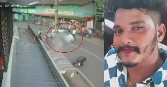 സ്കൂട്ടർ യാത്രക്കാരായ സ്ത്രീകളെ കാറിടിച്ചു; ഒരു മരണം; രണ്ടു പേർ കസ്റ്റഡിയിൽ സ്കൂട്ടർ യാത്രക്കാരായ സ്ത്രീകളെ കാറിടിച്ചു; ഒരു മരണം; രണ്ടു പേർ കസ്റ്റഡിയിൽ