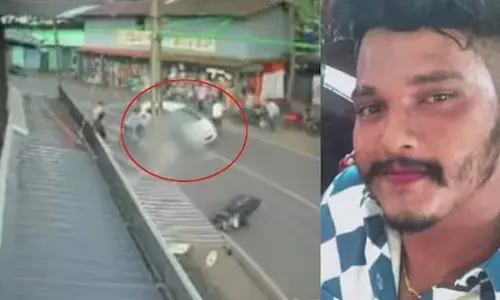 സ്കൂട്ടർ യാത്രക്കാരായ സ്ത്രീകളെ കാറിടിച്ചു; ഒരു മരണം; രണ്ടു പേർ കസ്റ്റഡിയിൽ