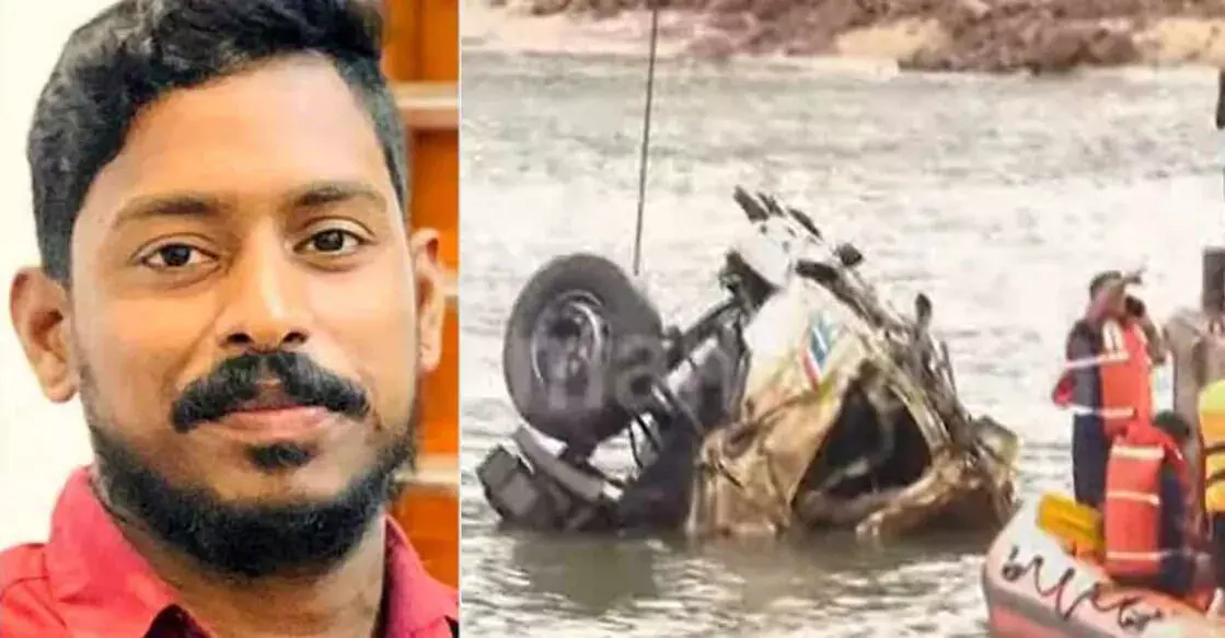 അര്ജുന്റെ ലോറിയില് നിന്നു മൃതദേഹഭാഗങ്ങള് പുറത്തെടുത്തു അര്ജുന്റെ ലോറിയില് നിന്നു മൃതദേഹഭാഗങ്ങള് പുറത്തെടുത്തു