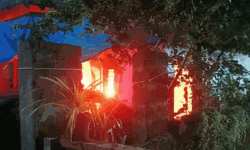 അങ്കമാലിയില്‍ വീടിന് തീവച്ച് ഗൃഹനാഥന്‍ തൂങ്ങിമരിച്ചു, ഭാര്യ മരിച്ചു; രണ്ട് മക്കള്‍ക്ക് ഗുരുതര പരിക്ക്