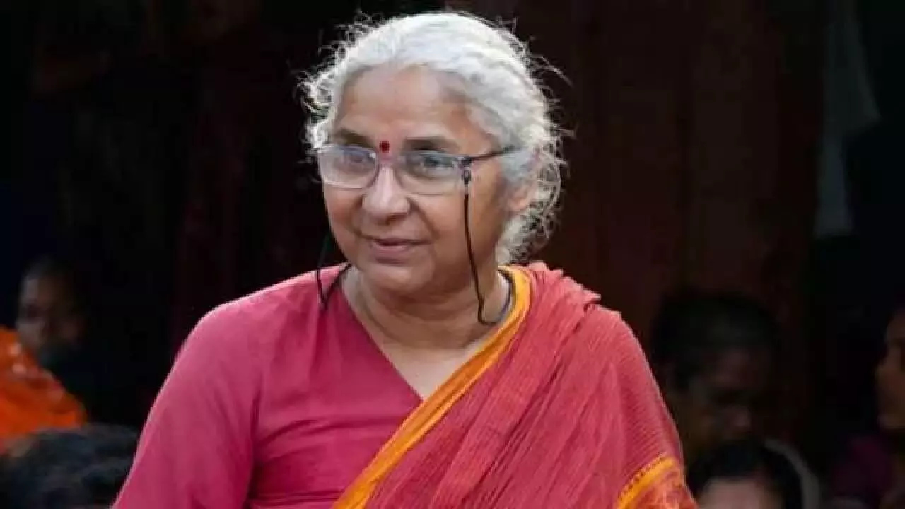 മേധാപട്കര് കസ്റ്റഡിയില്; അറസ്റ്റ് സോനം വാങ്ചുകിന് ഐക്യദാര്ഢ്യം പ്രഖ്യാപിച്ച് നിരാഹാര സമരം നടത്തിയതിനെതിരേ മേധാപട്കര് കസ്റ്റഡിയില്; അറസ്റ്റ് സോനം വാങ്ചുകിന് ഐക്യദാര്ഢ്യം പ്രഖ്യാപിച്ച് നിരാഹാര സമരം നടത്തിയതിനെതിരേ
