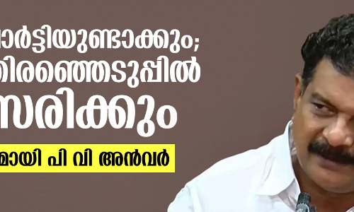 രാഷ്ട്രീയപ്പാര്‍ട്ടി രൂപീകരിക്കും; തദ്ദേശ തിരഞ്ഞെടുപ്പില്‍ മല്‍സരിക്കുമെന്നും പി വി അന്‍വര്‍