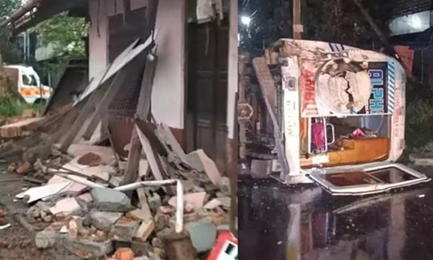 കോട്ടയത്ത് ആംബുലൻസ് വീട്ടിലേക്ക് ഇടിച്ചുകയറി; രോഗി മരിച്ചു കോട്ടയത്ത് ആംബുലൻസ് വീട്ടിലേക്ക് ഇടിച്ചുകയറി; രോഗി മരിച്ചു
