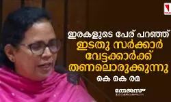 ഇരകളുടെ പേരില്‍ സര്‍ക്കാര്‍ വേട്ടക്കാര്‍ക്ക് തണലൊരുക്കുന്നു: കെ കെ രമ എംഎല്‍എ