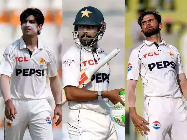 പാക് ടീമില് നിന്ന് പുറത്തായി ബാബര് അസമും നസീം ഷായും ഷഹീന് അഫ്രീഡിയും പാക് ടീമില് നിന്ന് പുറത്തായി ബാബര് അസമും നസീം ഷായും ഷഹീന് അഫ്രീഡിയും