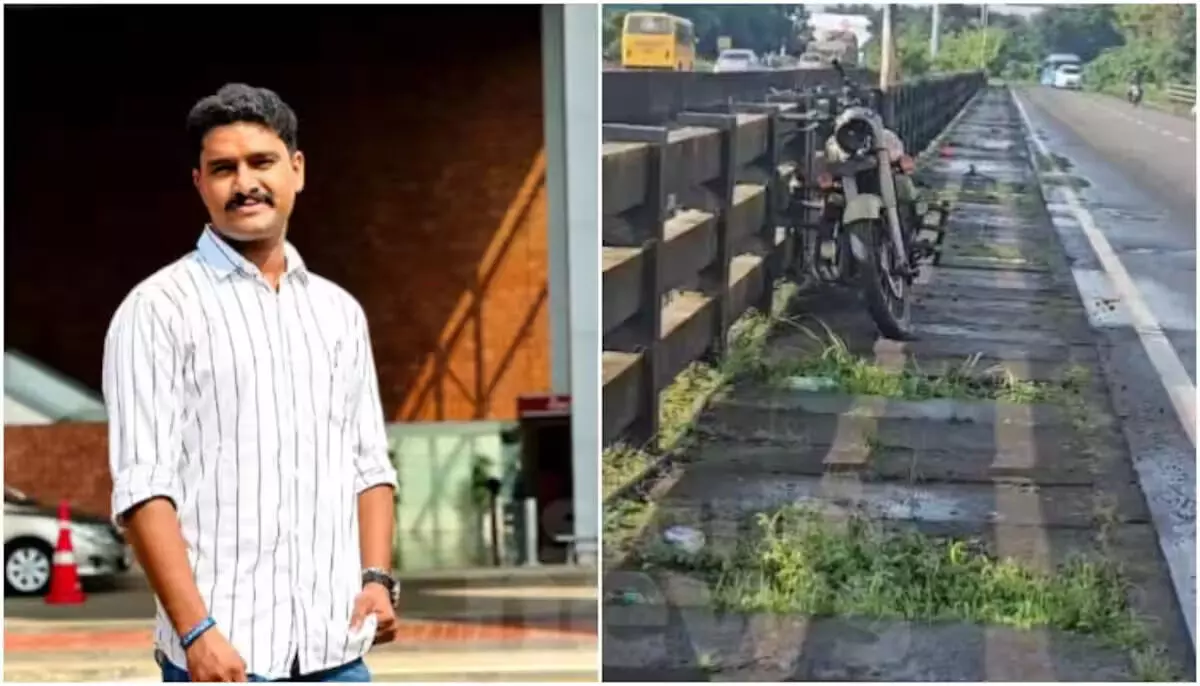 ബൈക്ക് നിയന്ത്രണം വിട്ട് പാലത്തിന്റെ കൈവരിയില്‍ ഇടിച്ച് അപകടം; തൃശൂരില്‍ യുവാവിന് ദാരുണാന്ത്യം
