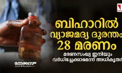 ബിഹാറില്‍ വ്യാജമദ്യ ദുരന്തം: 28 മരണം