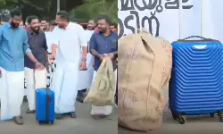 ചാക്കും വേണ്ട ട്രോളിയും വേണ്ട, വികസനം മതി; പാലക്കാട്ട് എല്‍ഡിഎഫിന്റെ പ്രതിഷേധ പ്രകടനം