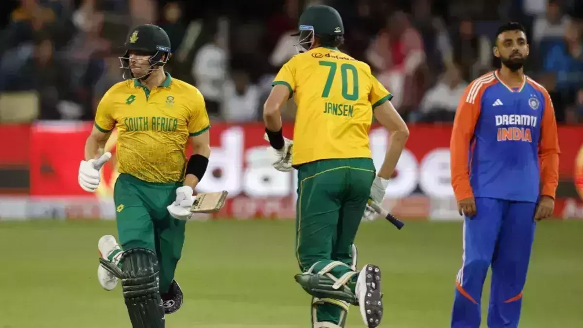 രണ്ടാം ട്വന്റി-20യില് ദക്ഷിണാഫ്രിക്കയ്ക്ക് മൂന്ന് വിക്കറ്റ് ജയം; ഇന്ത്യ വീണു രണ്ടാം ട്വന്റി-20യില് ദക്ഷിണാഫ്രിക്കയ്ക്ക് മൂന്ന് വിക്കറ്റ് ജയം; ഇന്ത്യ വീണു