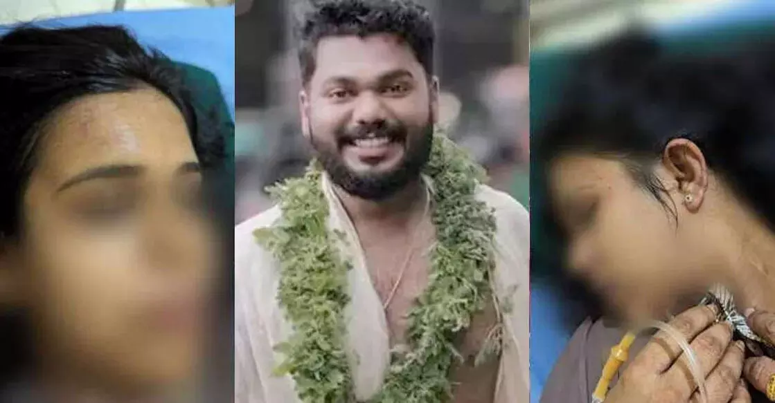 പന്തീരാങ്കാവ് കേസ്: യുവതിക്ക് വീണ്ടും മര്ദ്ദനം; ഭര്ത്താവ് രാഹുല് അറസ്റ്റില് പന്തീരാങ്കാവ് കേസ്: യുവതിക്ക് വീണ്ടും മര്ദ്ദനം; ഭര്ത്താവ് രാഹുല് അറസ്റ്റില്
