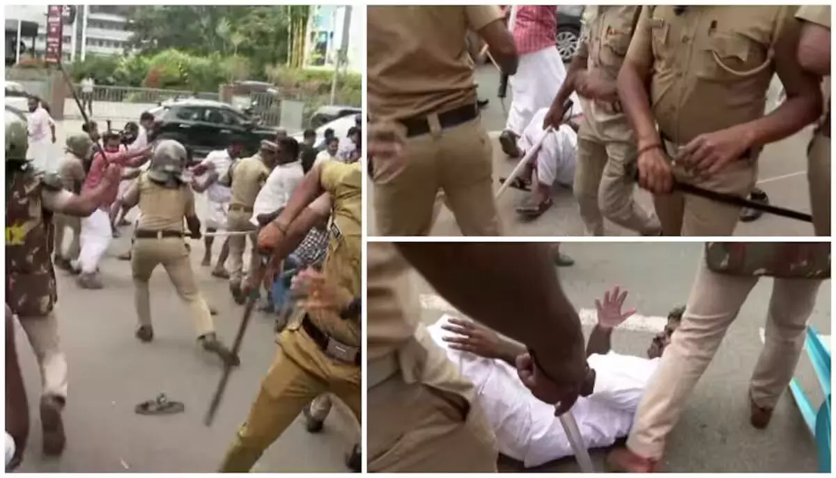 വയനാട് ഉരുള്‍പൊട്ടല്‍ ദുരന്തം; പുനരധിവാസം വൈകുന്നു; യൂത്ത് കോണ്‍ഗ്രസ് മാര്‍ച്ചില്‍ സംഘര്‍ഷം