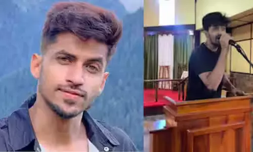 മേഘാലയില്‍   ക്രിസ്ത്യന്‍ പള്ളിയില്‍ കയറി ജയ് ശ്രീറാം വിളിച്ച് വീഡിയോ ചിത്രീകരിച്ചു; സോഷ്യല്‍ മീഡിയാ ഇന്‍ഫ്‌ളുവന്‍സര്‍ക്കെതിരെ കേസ്