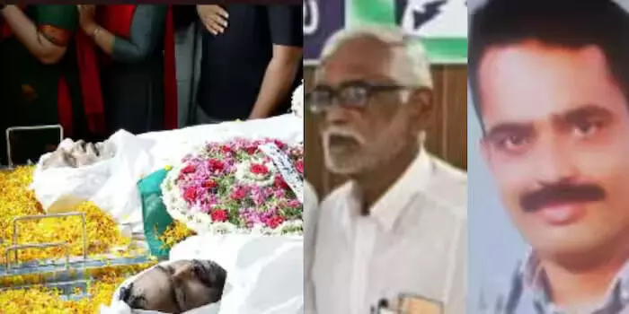ഡിസിസി ട്രഷറര് എന് എം വിജയന്റെ ആത്മഹത്യ; രണ്ട് ബാങ്കുകളിലായി ഒരു കോടി രൂപയുടെ ബാധ്യതയെന്ന് പോലിസിന്റെ കണ്ടെത്തല് ഡിസിസി ട്രഷറര് എന് എം വിജയന്റെ ആത്മഹത്യ; രണ്ട് ബാങ്കുകളിലായി ഒരു കോടി രൂപയുടെ ബാധ്യതയെന്ന് പോലിസിന്റെ കണ്ടെത്തല്