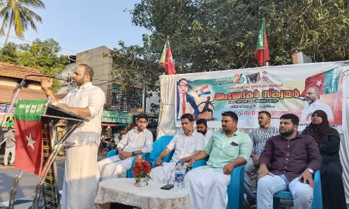 ഫാഷിസ്റ്റ് കാലത്തും രാജ്യത്ത് ജനാധിപത്യം പുലരുന്നത് ഭരണഘടനയുടെ ശക്തി : അന്സാരി എനാത്ത് ഫാഷിസ്റ്റ് കാലത്തും രാജ്യത്ത് ജനാധിപത്യം പുലരുന്നത് ഭരണഘടനയുടെ ശക്തി : അന്സാരി എനാത്ത്