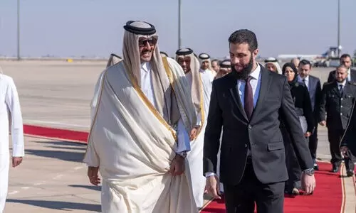 ഖത്തര് അമീര് സിറിയയില് ഖത്തര് അമീര് സിറിയയില്