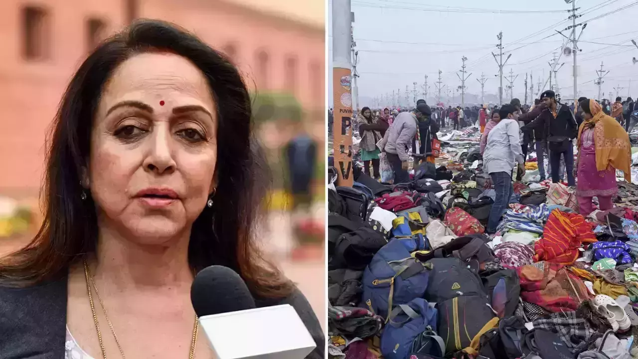 കുംഭമേളയ്ക്കിടെ 30 പേര്‍ മരിച്ച സംഭവത്തെ നിസാരവത്കരിച്ച് ഹേമ മാലിനി