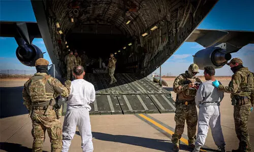 ഗ്വാണ്ടനാമോ തടങ്കല്പ്പാളയത്തില് കുടിയേറ്റക്കാരെ പൂട്ടിയിട്ടു തുടങ്ങി; യുഎസിന് വേണ്ടി ഏതു രാജ്യക്കാരെയും ജയിലില് അടയ്ക്കാന് തയ്യാറെന്ന് എല് സാല്വദോര് ഗ്വാണ്ടനാമോ തടങ്കല്പ്പാളയത്തില് കുടിയേറ്റക്കാരെ പൂട്ടിയിട്ടു തുടങ്ങി; യുഎസിന് വേണ്ടി ഏതു രാജ്യക്കാരെയും ജയിലില് അടയ്ക്കാന് തയ്യാറെന്ന് എല് സാല്വദോര്
