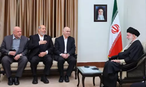 ഇസ്രായേലിന് ലക്ഷ്യങ്ങളൊന്നും നേടാനായില്ല: ആയത്തുല്ല അലി ഖാംനഈ; ഹമാസ് നേതാക്കളുമായി കൂടിക്കാഴ്ച നടത്തി ഇസ്രായേലിന് ലക്ഷ്യങ്ങളൊന്നും നേടാനായില്ല: ആയത്തുല്ല അലി ഖാംനഈ; ഹമാസ് നേതാക്കളുമായി കൂടിക്കാഴ്ച നടത്തി