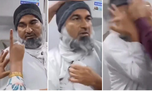 മദ്‌റസ അധ്യാപകനെ പാകിസ്താനിയെന്ന് വിളിച്ച് മര്‍ദ്ദിച്ചു(വീഡിയോ)