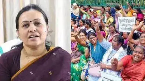ആശമാര്ക്കെതിരേ വീണ്ടും അവഹേളനവുമായി മന്ത്രി വീണാ ജോര്ജ് ആശമാര്ക്കെതിരേ വീണ്ടും അവഹേളനവുമായി മന്ത്രി വീണാ ജോര്ജ്