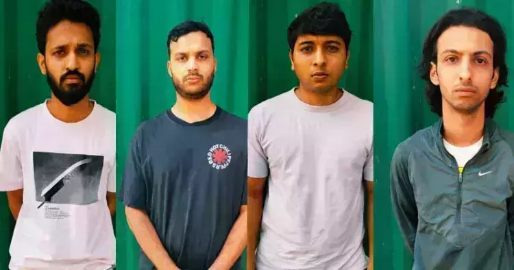 വയനാട് ഹാഷിഷ് ഓയിലുമായി നാല് യുവാക്കള്‍ പിടിയില്‍