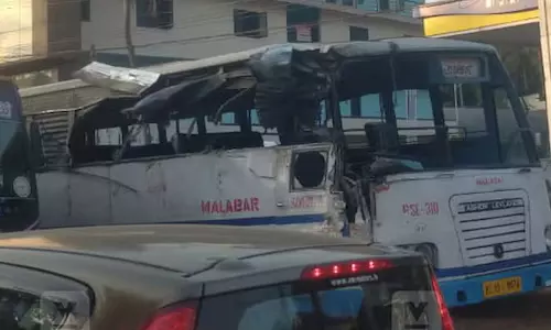 കെഎസ്ആര്‍ടിസി ബസും ലോറിയും കൂട്ടിയിടിച്ച് ഒരാള്‍ മരിച്ചു; 20 പേര്‍ക്ക് പരിക്ക്