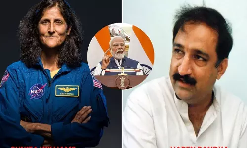 സുനിത വില്യംസ് ഇന്ത്യയിലേക്ക്; മോദിയുടെ കത്ത് അവര്‍ ചവറ്റുകുട്ടയില്‍ ഇട്ടേക്കും; ഹരേണ്‍ പാണ്ഡ്യയുടെ കൊലപാതകം ഉയര്‍ത്തി കോണ്‍ഗ്രസ്