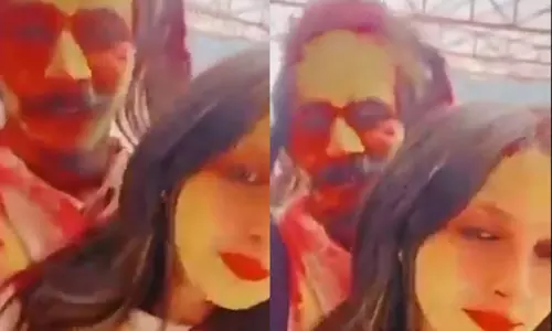 സൗരഭ് രജ്പുത്തിന്റെ കൊലപാതകത്തിന് ശേഷം ഭാര്യയും കാമുകനും ഹോളി ആഘോഷിക്കുന്ന വീഡിയോ പുറത്ത് (വീഡിയോ)