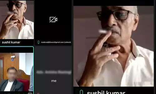 ഓണ്‍ലൈന്‍ കോടതിയില്‍ പുകവലിച്ച് പരാതിക്കാരന്‍; നേരിട്ട് ഹാജരാവാന്‍ സമന്‍സ് അയച്ച് ജഡ്ജി